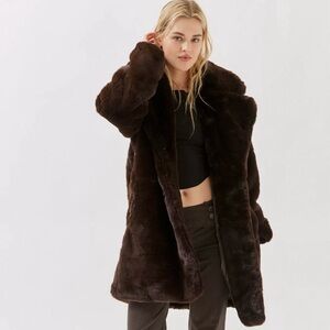 Apparis Stella Plush Faux Fur Coat